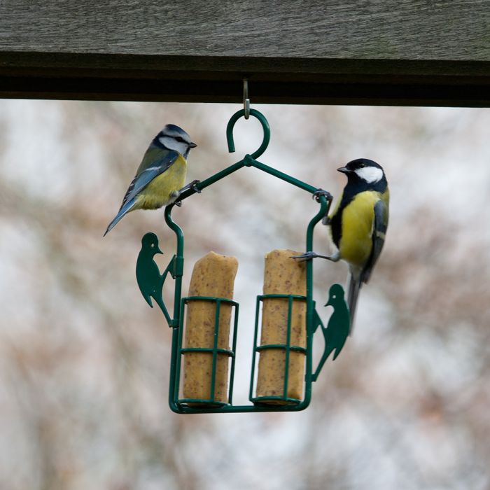 Metal Suet Log Feeder