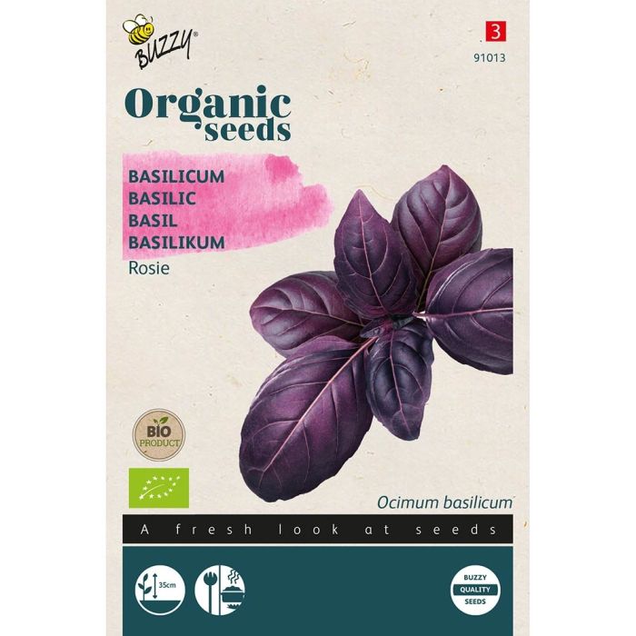 Buzzy Organic Sweet Basil Rosie BIO CJ Wildlife