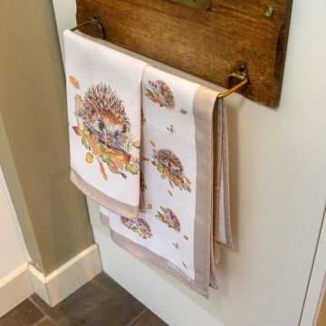 Hedgehog Tea Towel Set